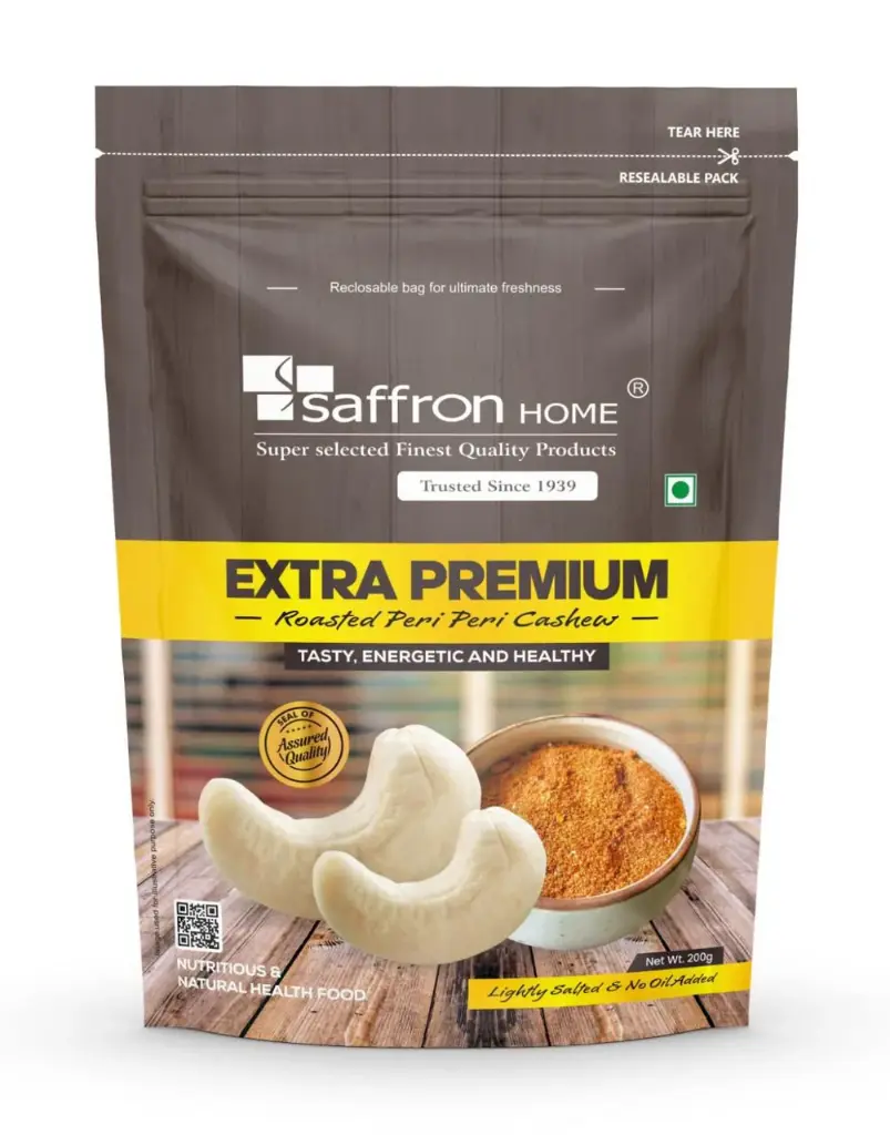 SAFFRON HOME PERI PERI CASHEW 200G 