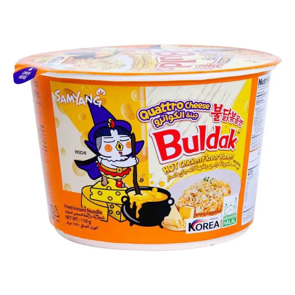 SAMYANG HOT CHICKEN RAMEN QUATTRO CHEESE 110G