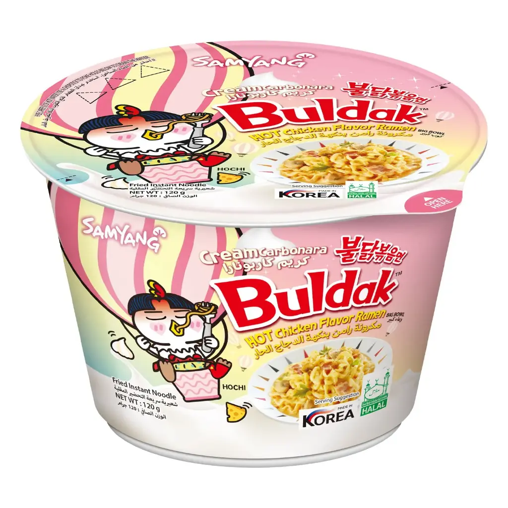 SAMYANG HOT CHICKEN RAMEN CREAMY CARBONARA 120G