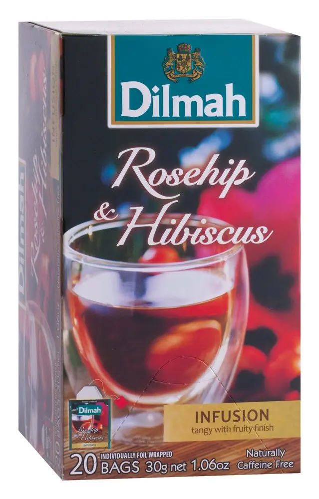 DILMAH T BAG ROSEHIP & HIBISCUS 30G 20 BAGS