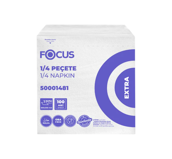 FOCUS EXTRA NAPKIN 100S 