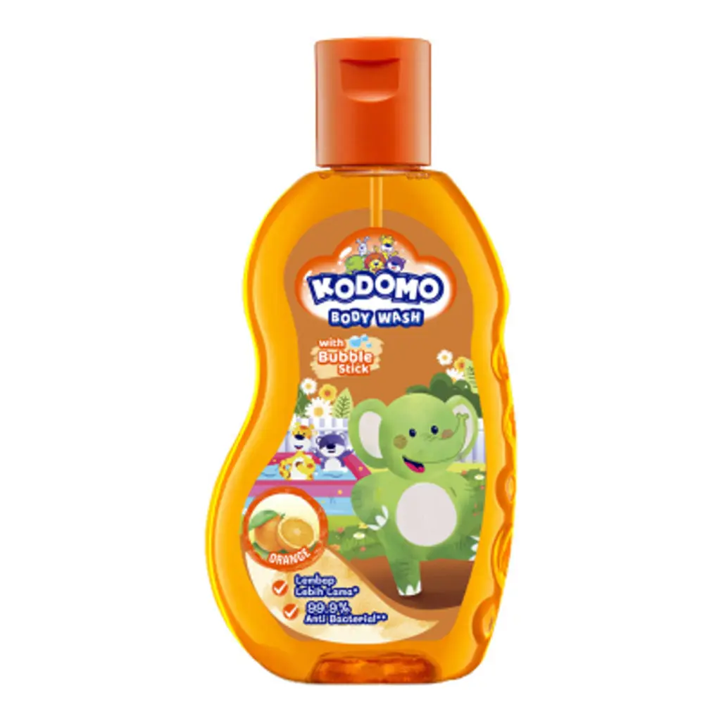 KODOMO BODY WASH ORANGE 200ML