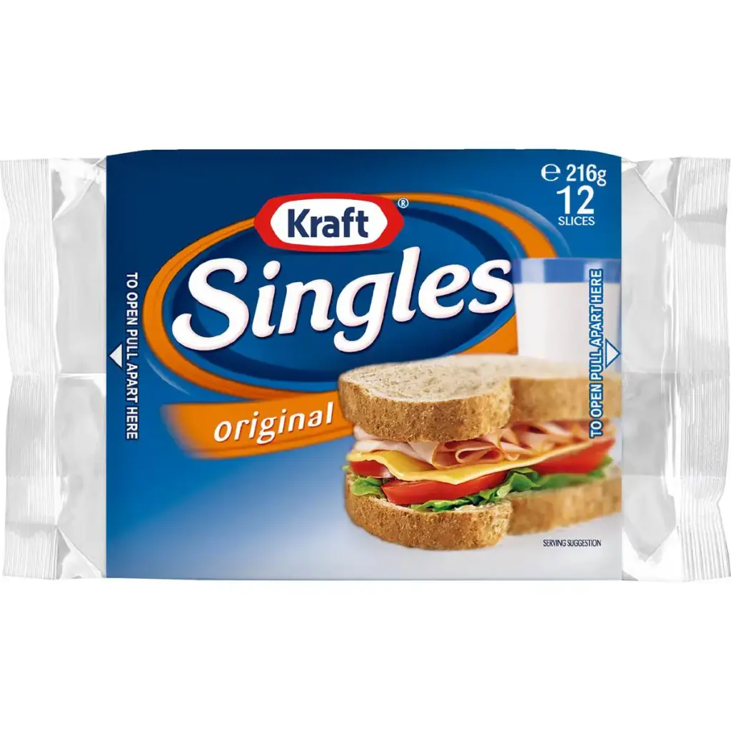 KRAFT CHEESE SINGLE ORIGINAL 216G