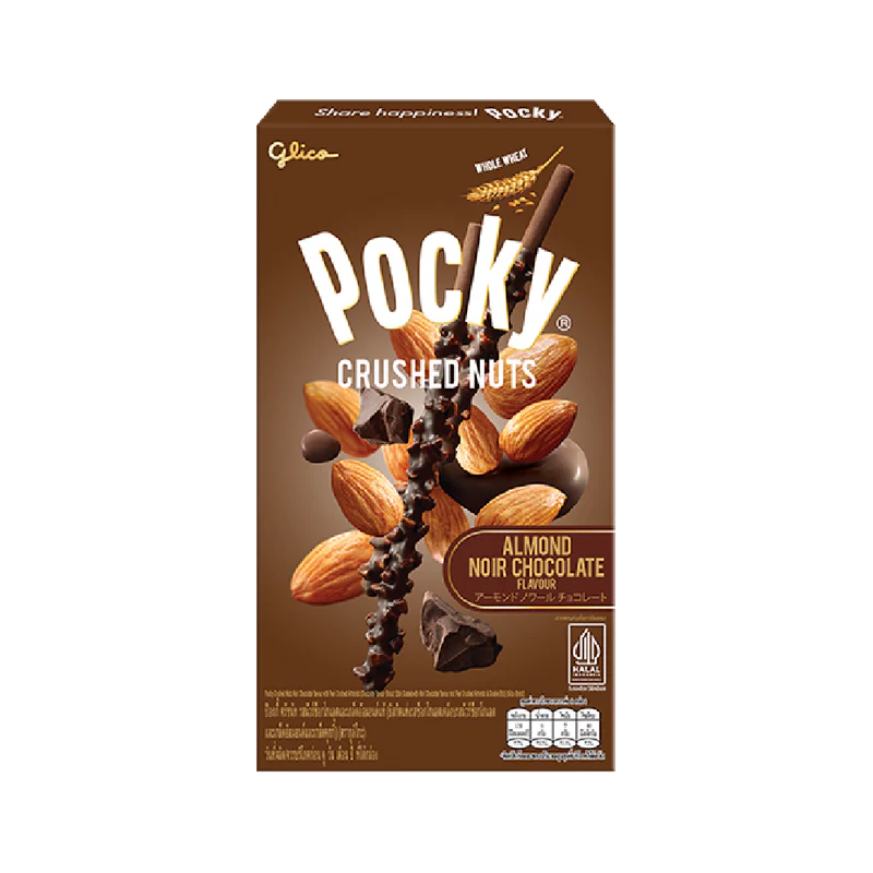 POCKY CRUSHED NUTS ALMOND CHOCOLATE FLAVOUR 25G