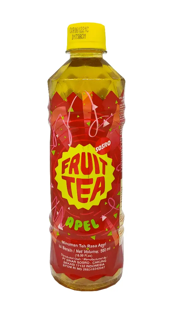 SOSRO FRUIT TEA BOTTLE APPLE 500ML