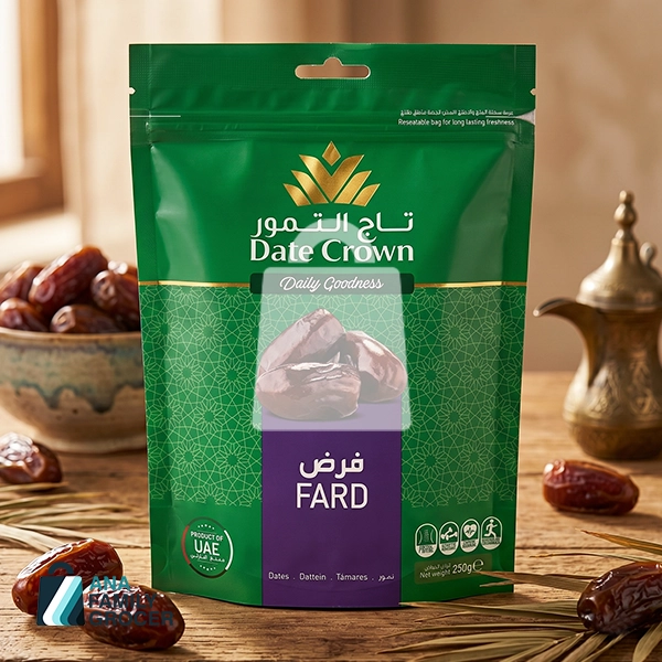 DATE CROWN FARDH DATES 250G