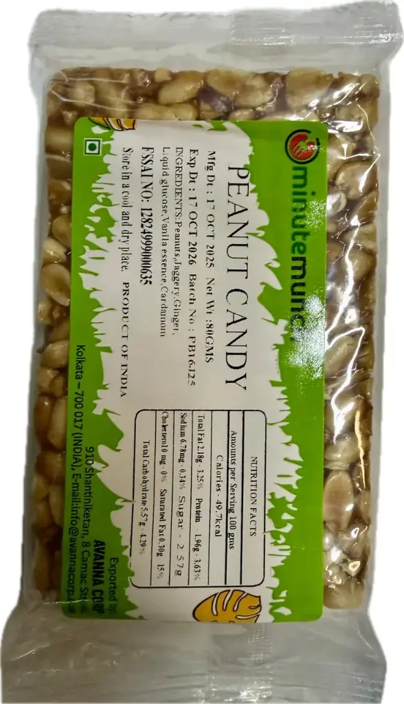 MINUTEMUNCH PEANUT CANDY 80G