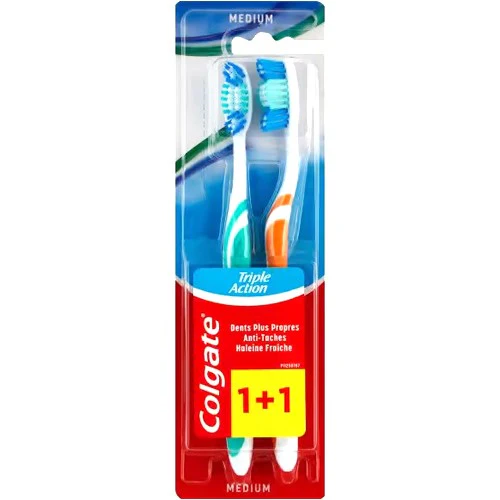 COLGATE TOOTHBRUSH TRIPLE ACTION (2PCS)