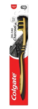 COLGATE TOOTHBRUSH ZIG ZAG CHARCOAL
