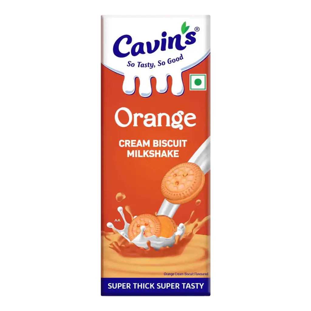 CAVINS MILK SHAKE ORANGE 180ML