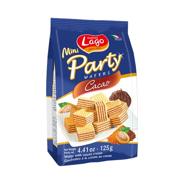 LAGO MINI  PARTY WAFER COCOA 125G