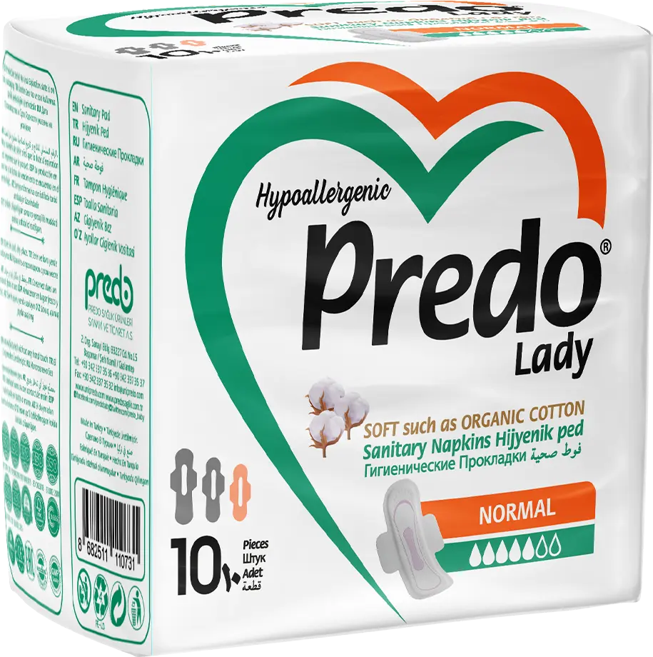PREDO SANITARY NAPKINS NORMAL(SN-101)