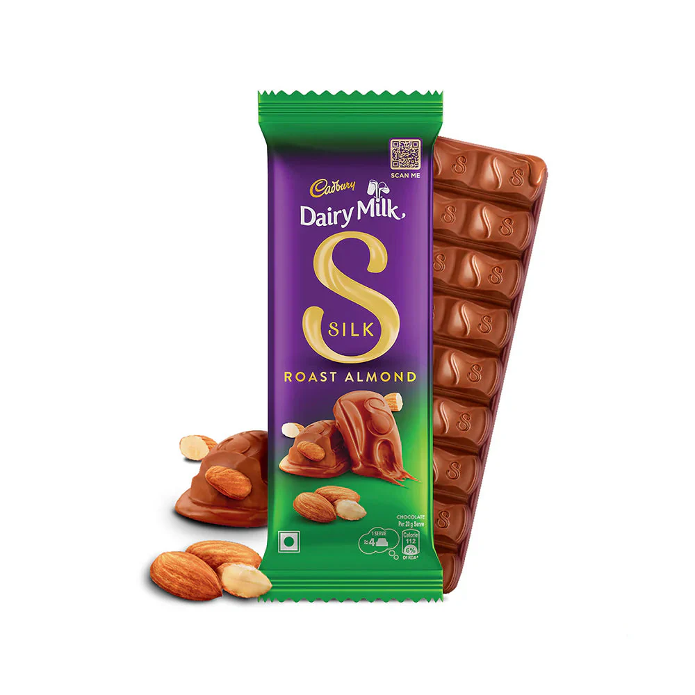 CADBURY DAIRY MILK ROASTED ALMOND SILK 134G