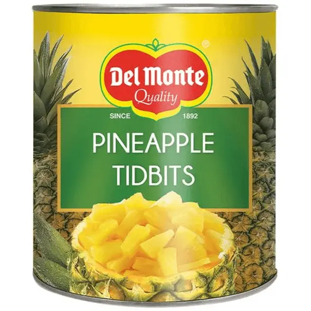 DEL MONTE PINEAPPLE TIDBITS 850G