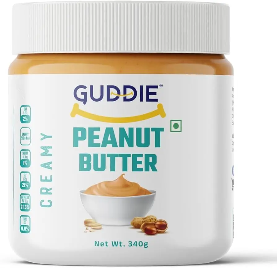 GUDDIE PEANUT BUTTER CREAMY 340G