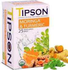 TIPSON ORGANIC MORINGA TURMERIC 37.5G