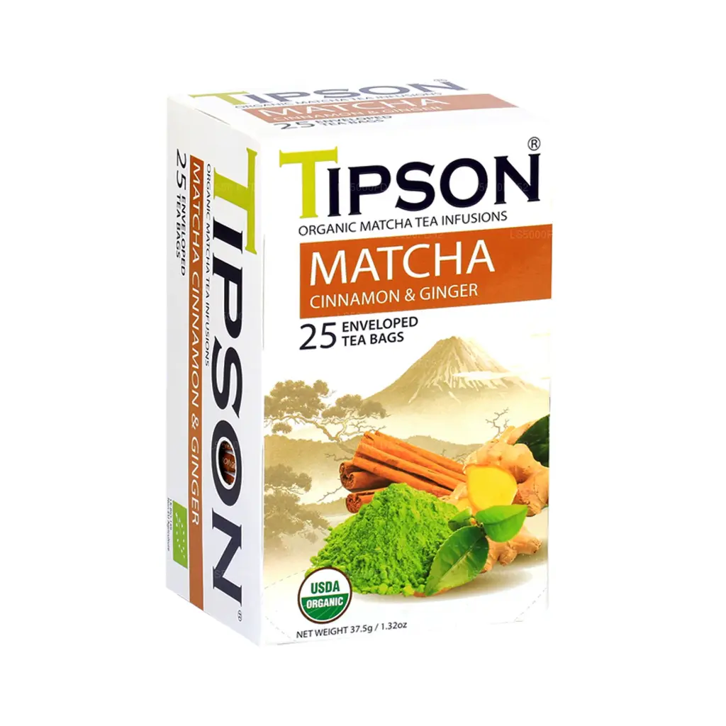 TIPSON MATCHA CINNAMON&GINGER 37.5G