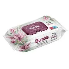 BUMBLE WET WIPES HONEYSUCKLE 72'S