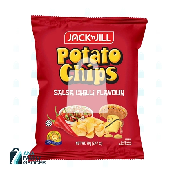 JACK N JILL PERISA POTATO CHIPS-CHIL SALSA (RED) 70G