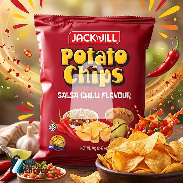 JACK N JILL PERISA POTATO CHIPS-CHIL SALSA 70G