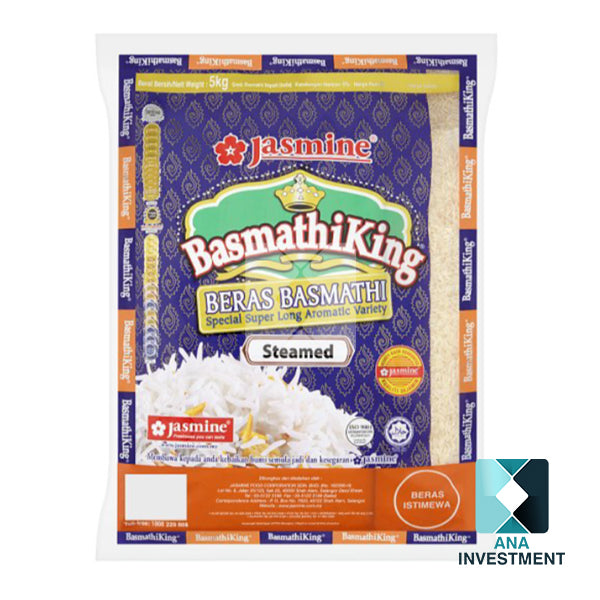 JASMINE BASMATI KING 5KG - STEAMED
