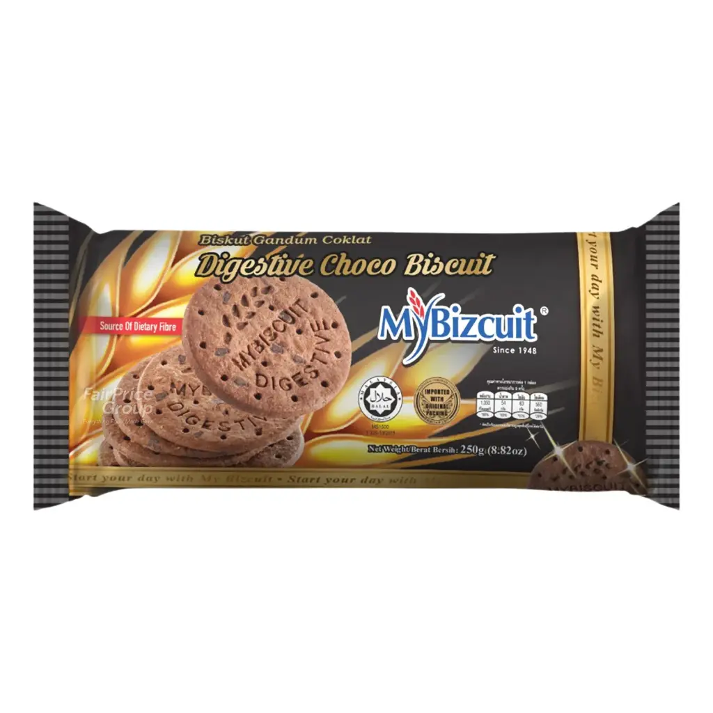 MYBIZCUIT-DIGESTIVE CHOCO BISCUIT 250G
