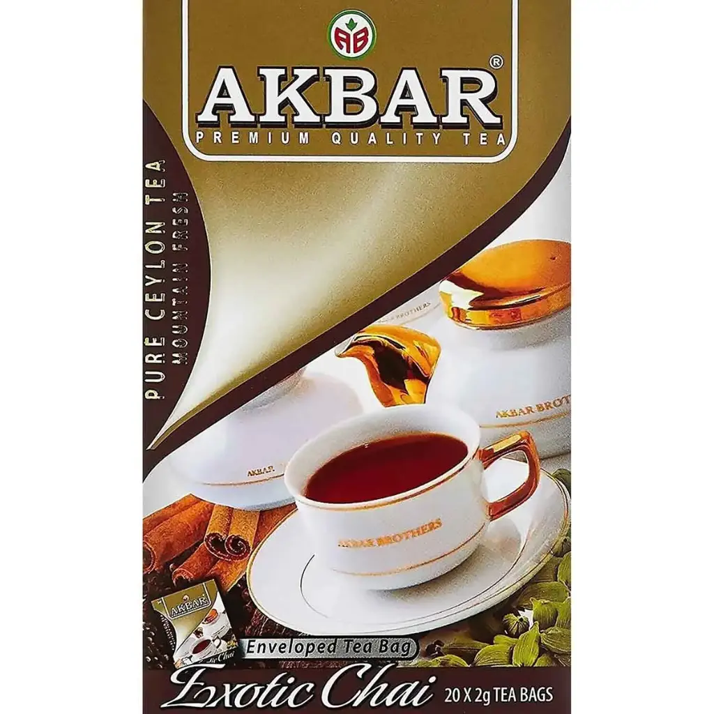 AKBAR EXOTIC MASALA CHAI 20 X 2G ENV