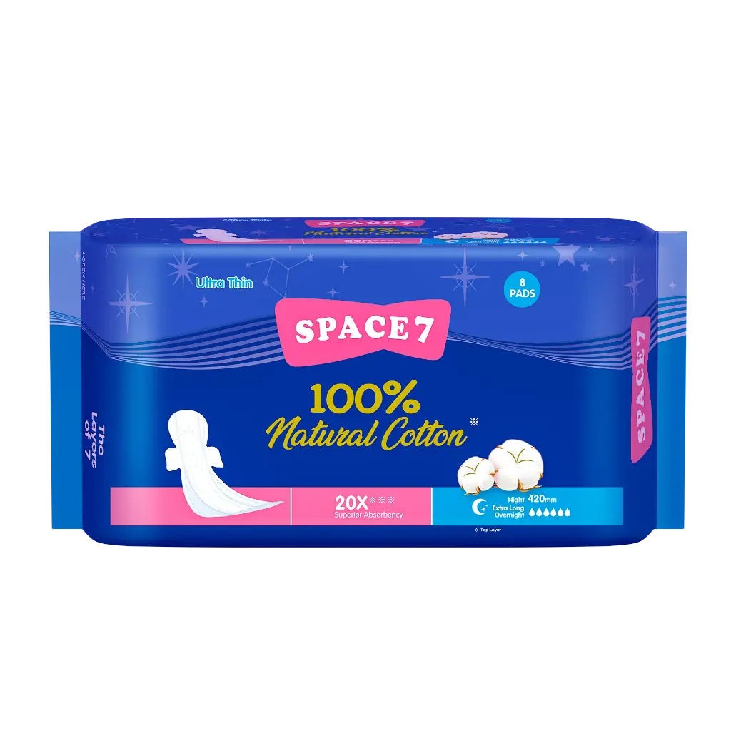 SPACE 7 PURE COTTON 420mm 8PCS
