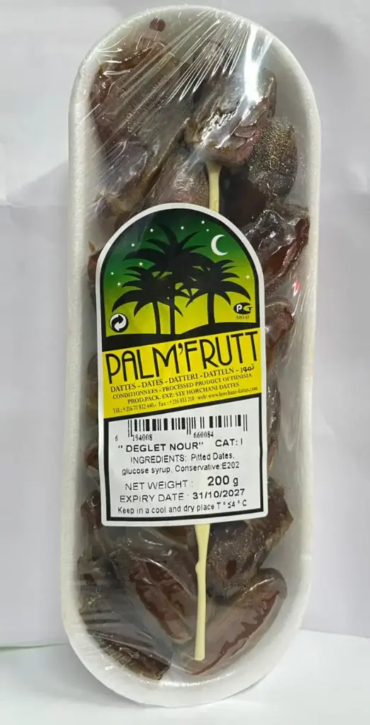 PALM'FRUTT DEGLET NOUR PITTED DATES 200G