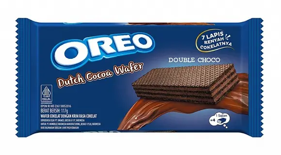OREO WAFER DOUBLE CHOCO 117G