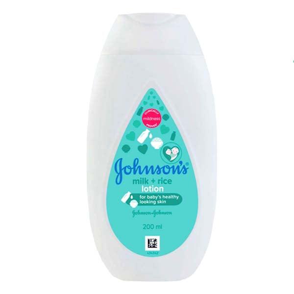 JOHNSONS BABY LOTION MILK+RICE 200ML