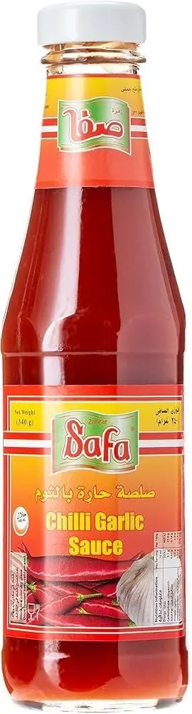SAFA CHILLI & GARLIC SAUCE 340G