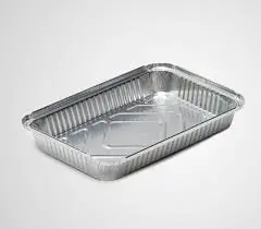 HOT PACK ALUMINIUM CONTAINER # WITH LID 8.5 X 6.5 #83120