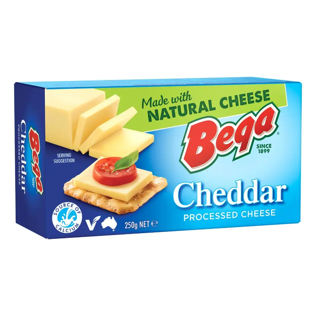 BEGA CHEESE CHEDDAR BLOCK 250G
