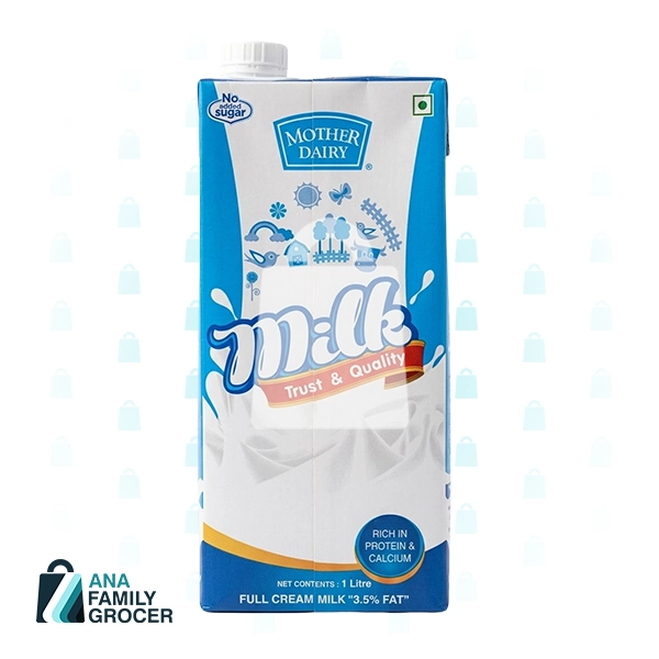 MOTHER DAIRY UTH FULL CREAM MILK 1L