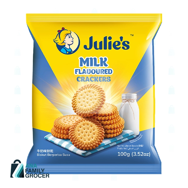 JULIE'S MILK CRACKERS 100G