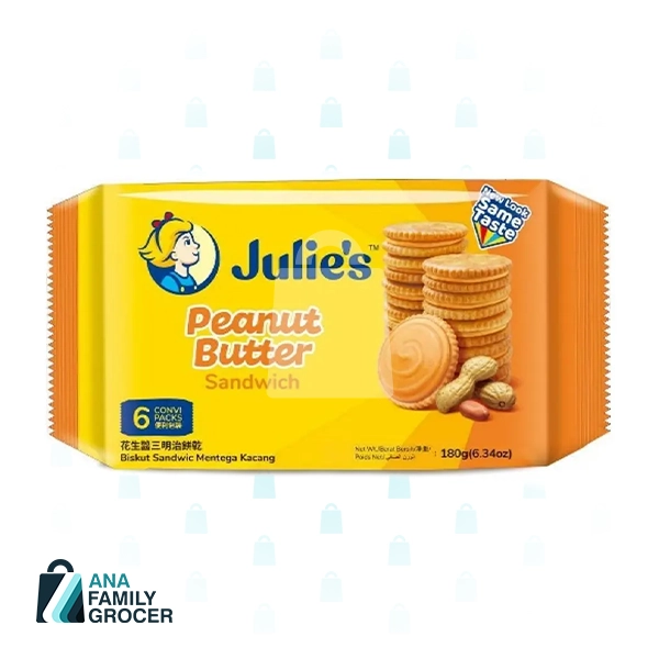 JULIE'S PEANUT BUTTER SANDWICH 180G