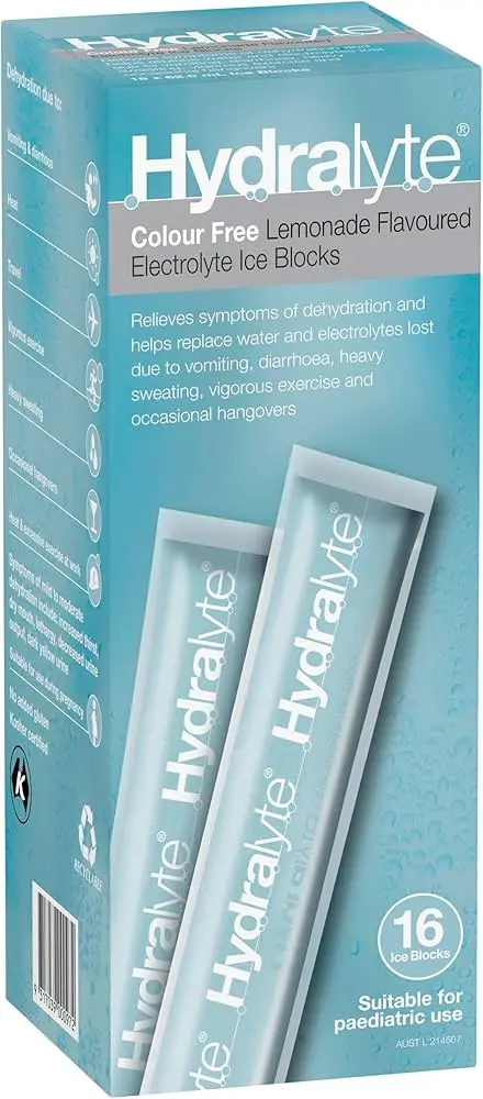 HYDRALYTE ICE BLOCK LEMONADE 