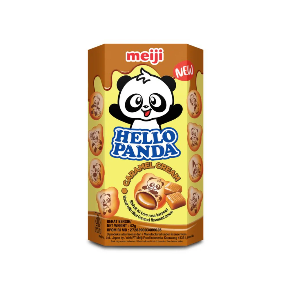 MEIJI HELLO PANDA CARAMEL 42G