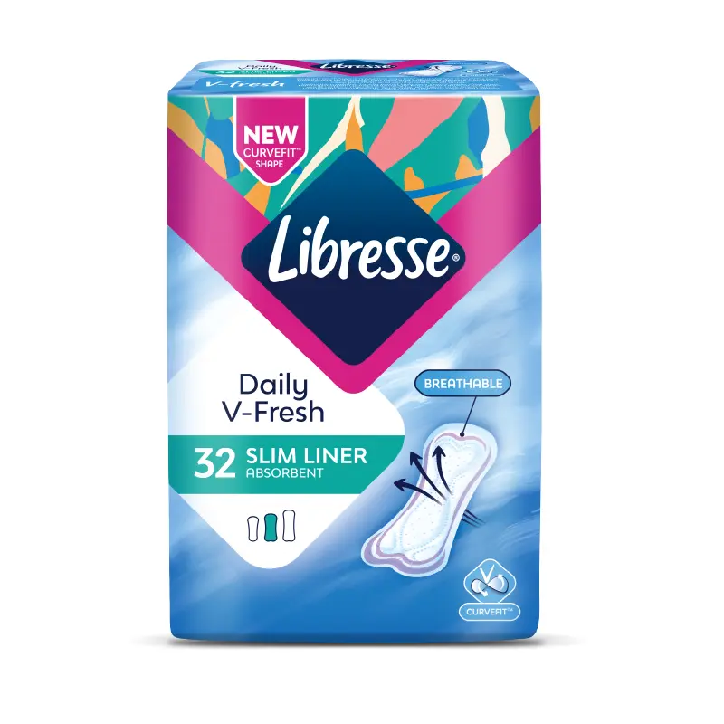LIBRESSE SLIM LINER 15CM-( 3X32's )