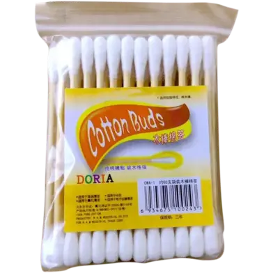 COTTON BUDS TINGURI DOIRA WOODEN STICK 48PCS