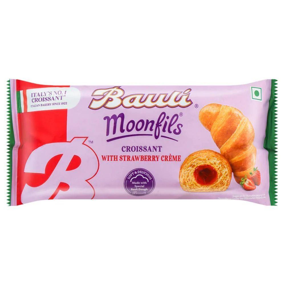 BAULI MOONFILS CROISSANT STRAWBERRY CREME 45G