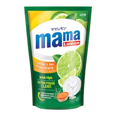 MAMA LIME DISH WASHING LIQUID REFILL POUCH 690ML
