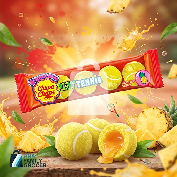 CHUPA CHUPS TENNIS BALL SHAPE GUM 21G