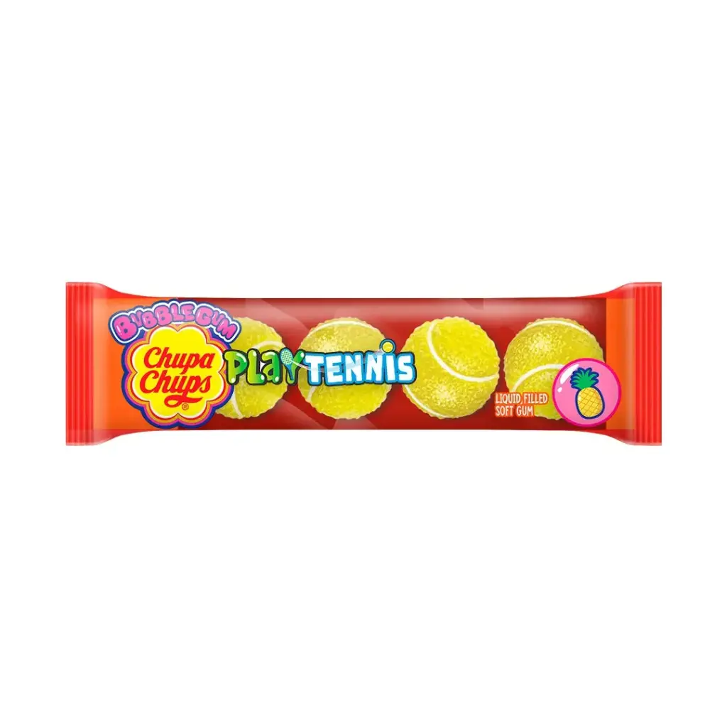 CHUPA CHUPS TENNIS BALL SHAPE GUM 21G