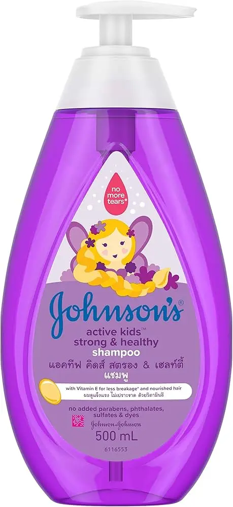 JOHNSON'S  BABY AK STRONG & HEALTHY SHAMPOO 500ML
