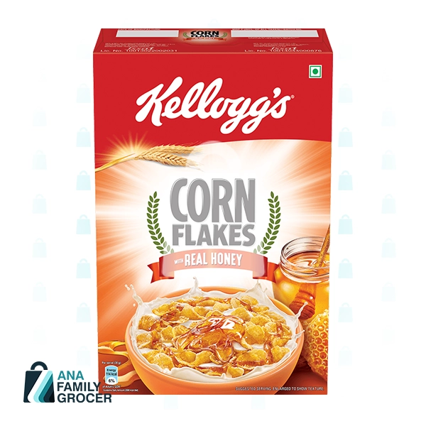 KELLOGGS CORN FLAKES REAL HONEY 300G