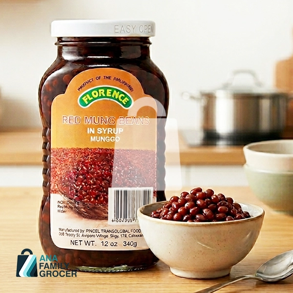 FLORENCE RED MUNG BEANS 340G