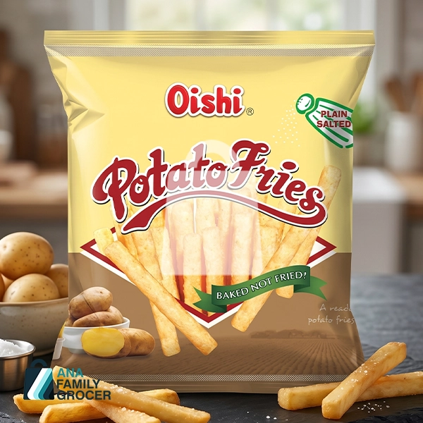OISHI POTATO FRIES PLAIN SALTED 50G 