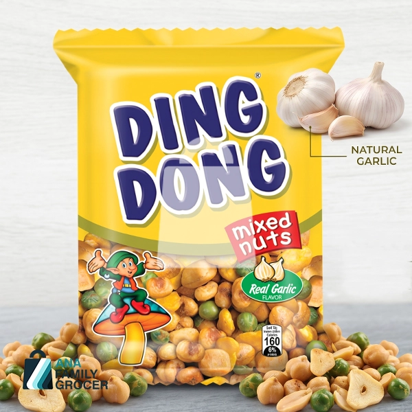 DINGDONG MIXED NUTS REAL GARLIC 95G